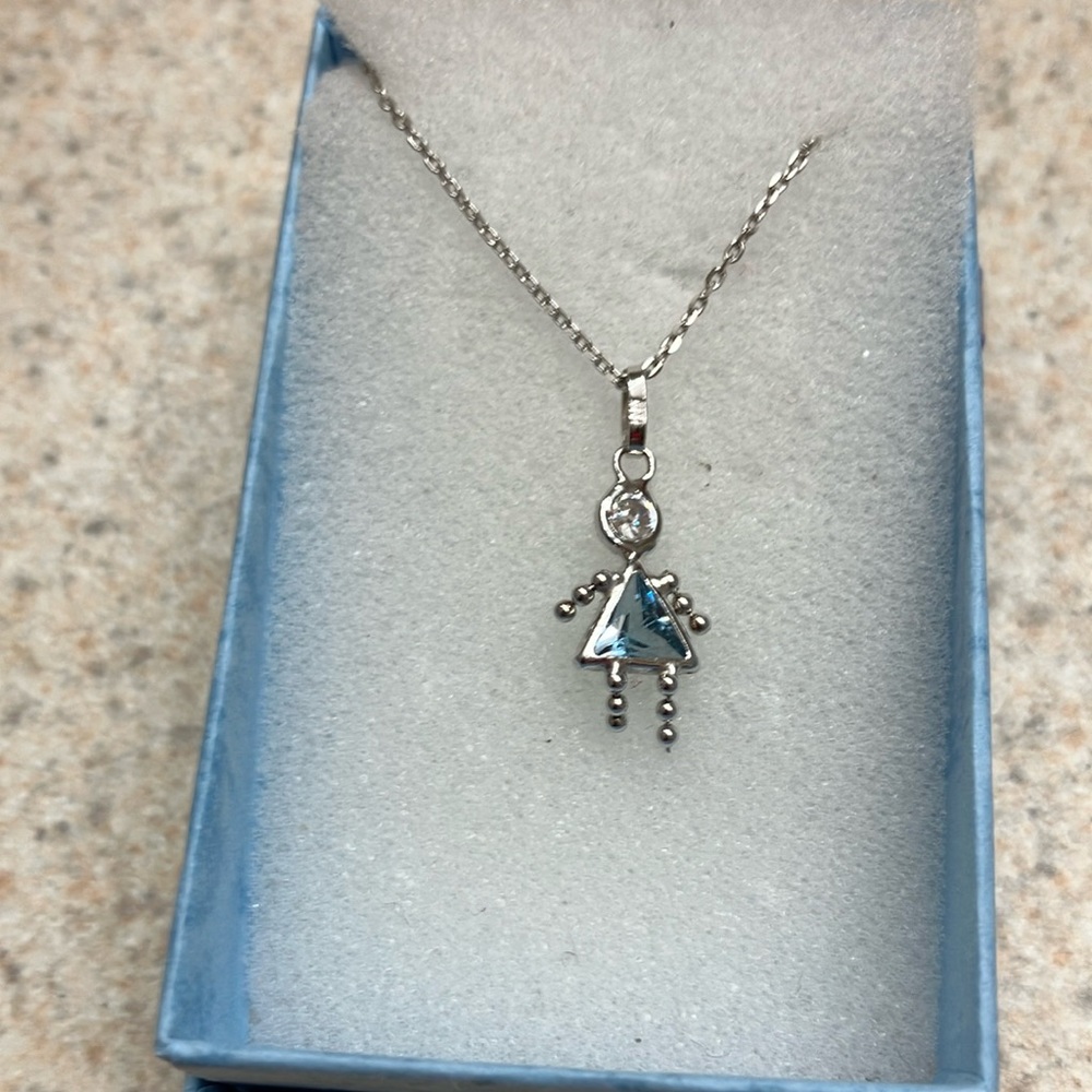 🩷BEAUTIFUL MOTHERS DAY GIFT 14k white gold charm
